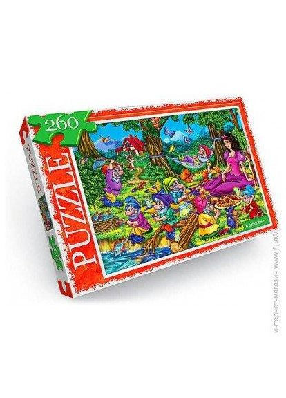 Пазлы "Белоснежка и 7 гномов", 260 эл DANKOTOYS (C260-12-01,02) No Brand (322576714)