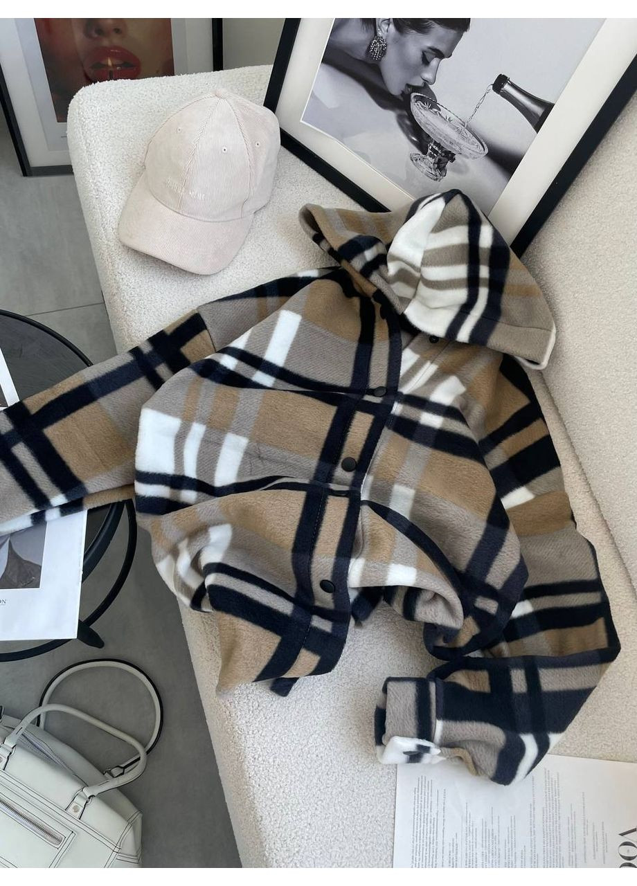 Коричневая рубашка No Brand