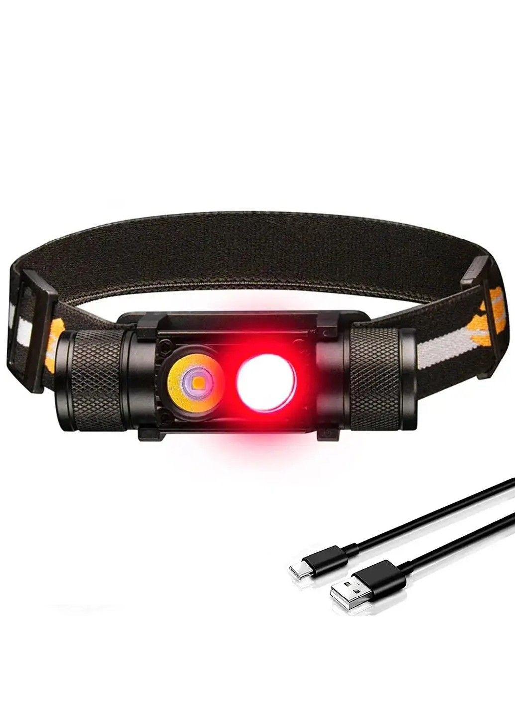 Тактичний ліхтар налобний H25LR з червоним світлом 660лм (без акумулятора) Sofirn (331640182)