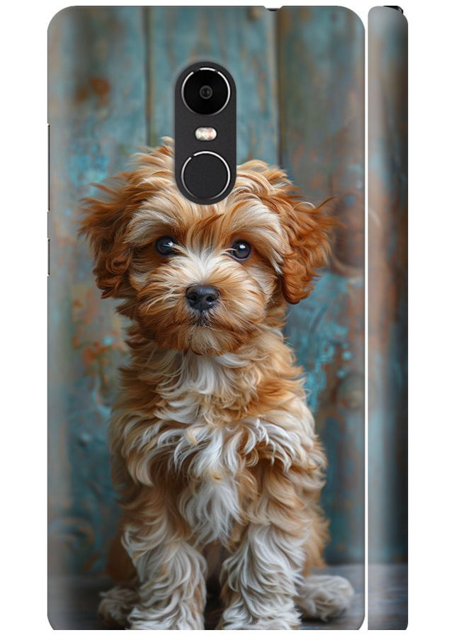 3D пластиковый матовый чехол 'Щенок мальтипу' для Endorphone Xiaomi Redmi Note 4X (297867834)