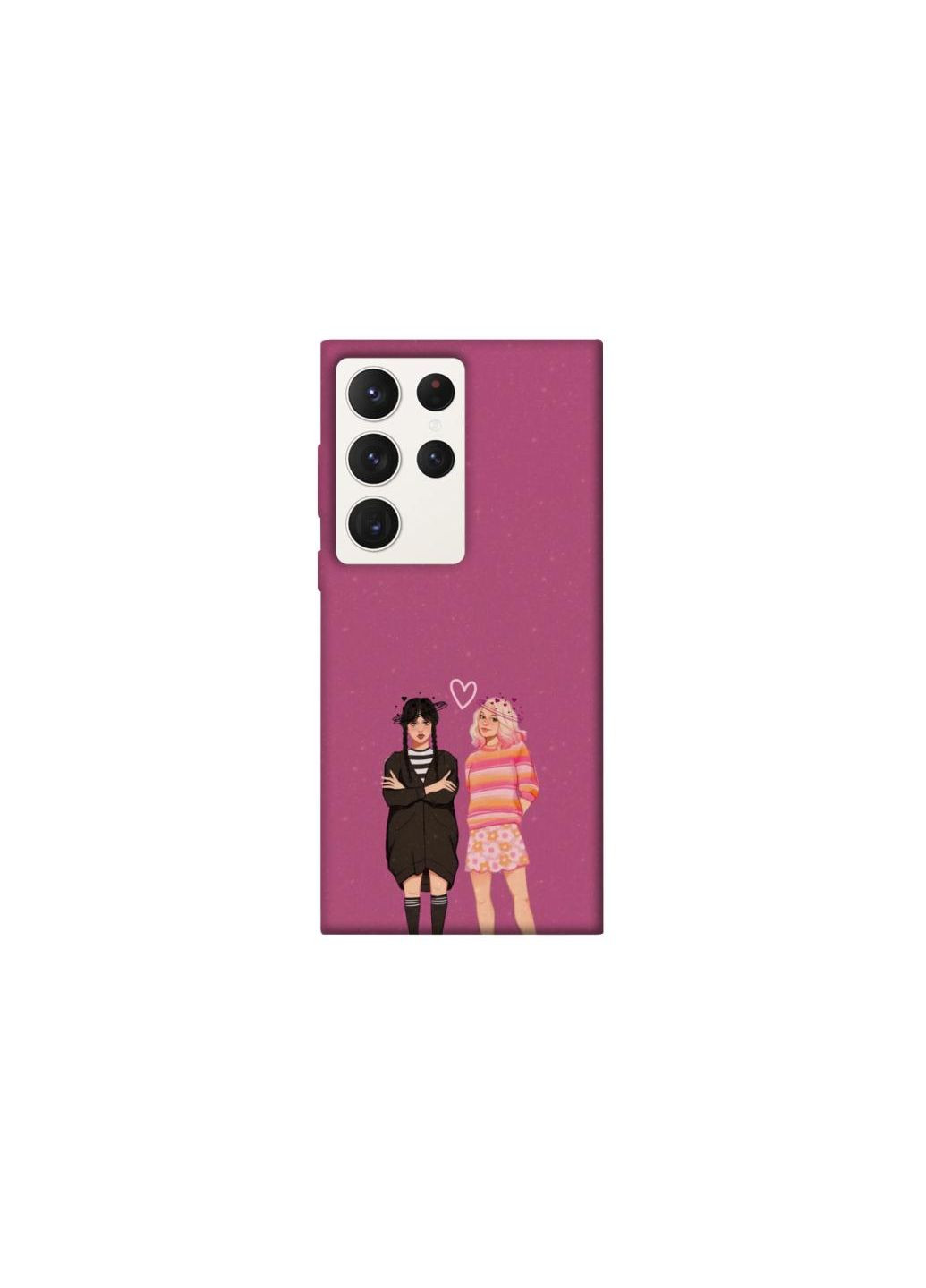 Чохол на Samsung Galaxy S23 Ultra Raven & Rainbow Wednesday Frontalka (354351076)