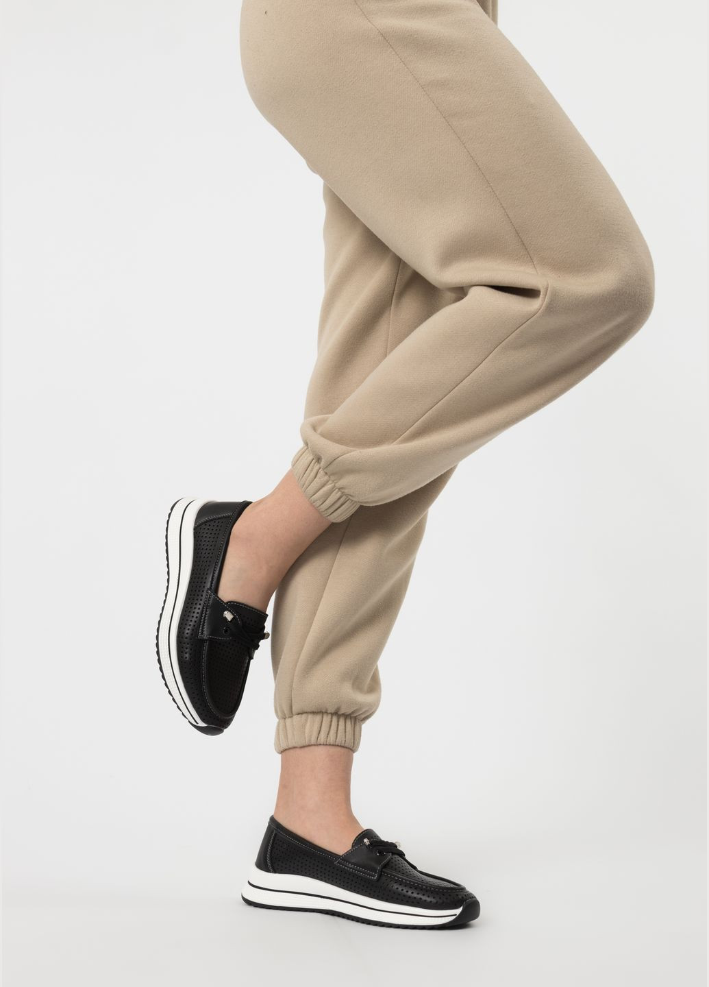 Andy Туфлі (2688Т) чорний з натуральна шкіра, україна — літо (328913051)