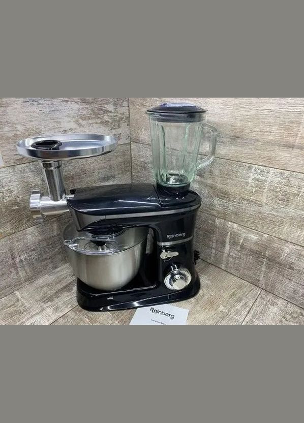 Кухонный комбайн 3 в 1 Rainberg RB-8080 Тестомес / Мясорубка / Блендер/ Планетарный миксер 4200В Digital (349820974)