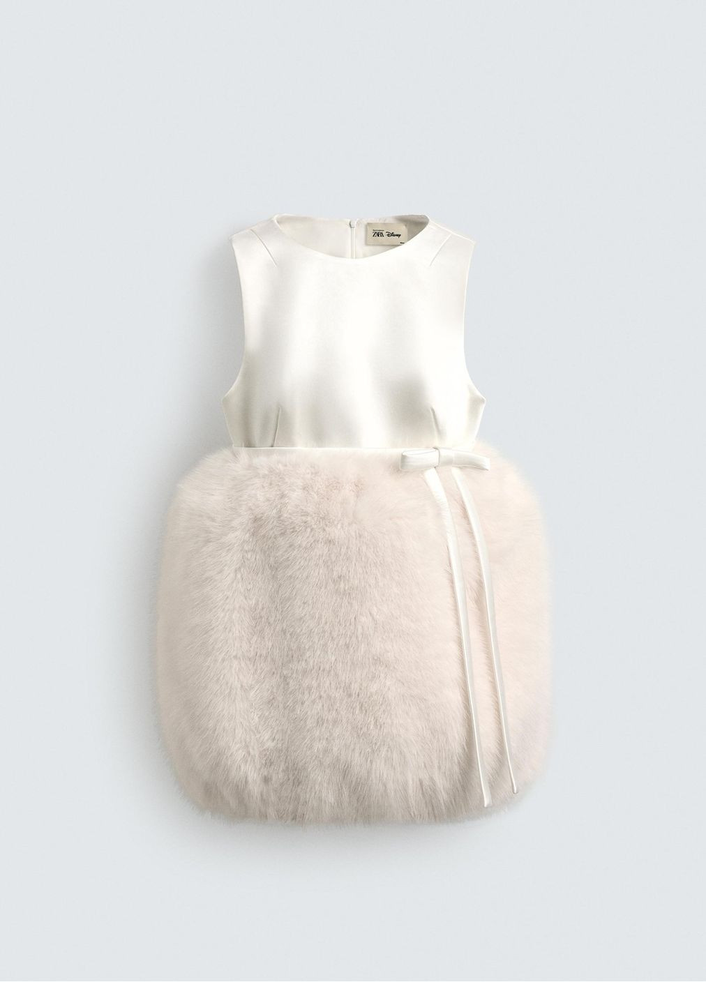 Молочна сукня Zara однотонна