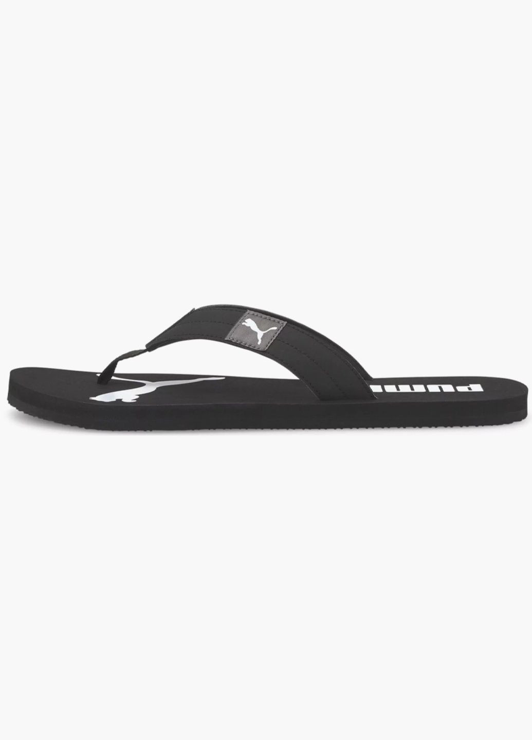 Черные мужские тапочки cozy flip black 370289-05 Puma