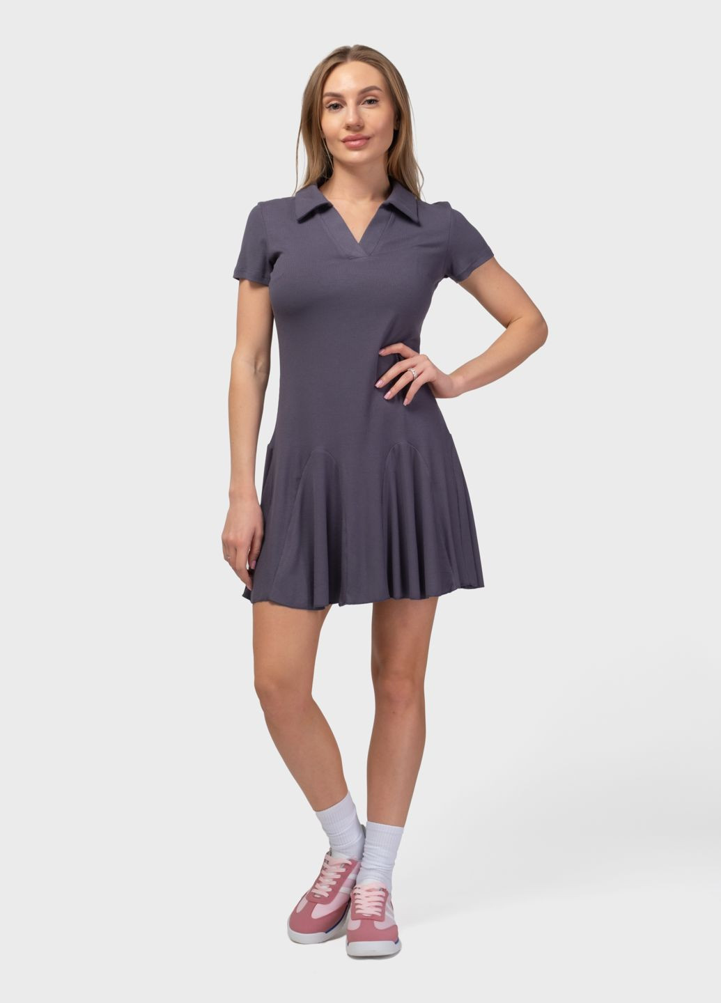 Сіра кежуал сукня жіноча 345522 Power