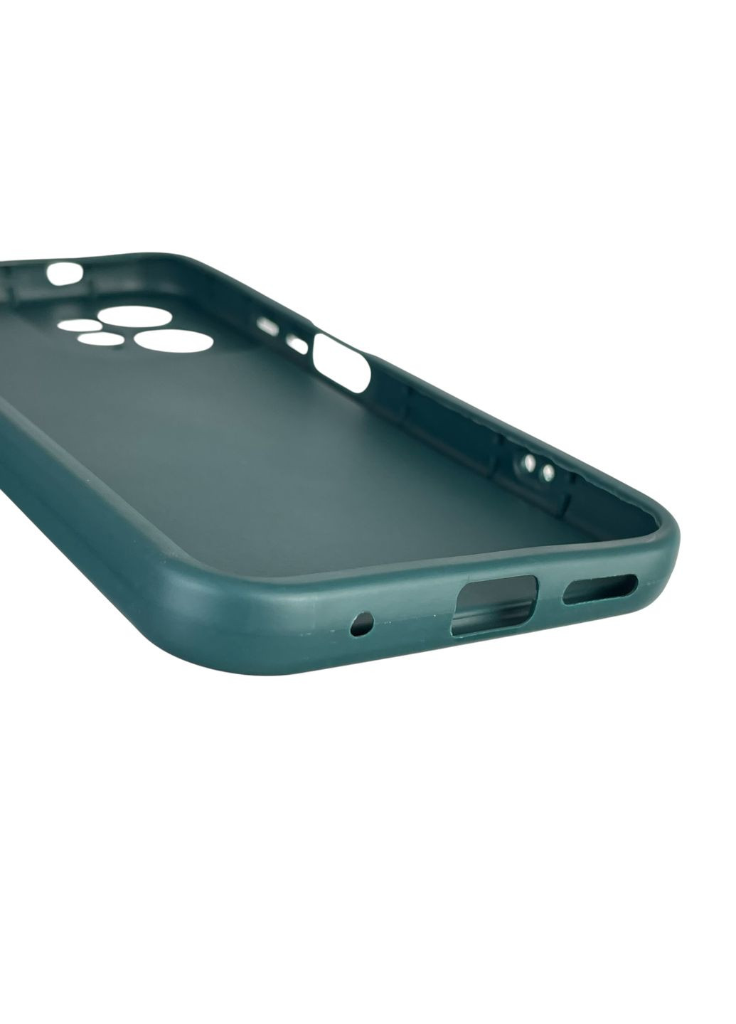 Чехол силиконовый Soft Touch с 3D принтом Майнкрафт для Redmi Note 12 4G темно-зеленый (Полная защита камеры) Xiaomi (373425006)