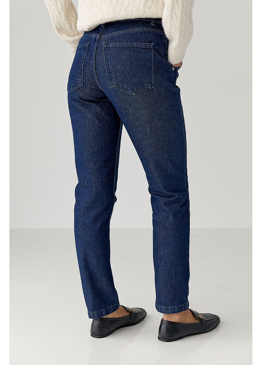 Джинси Mom fit із застібкою на гудзиках Lurex - (362115959)