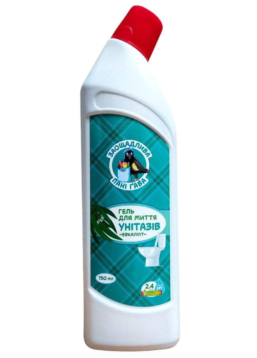 Гель для миття унітазів ЗАОЩАДЛИВА ПАНІ ҐАВА 750 мл (Україна) Заощадлива Пані Гава (305214888)