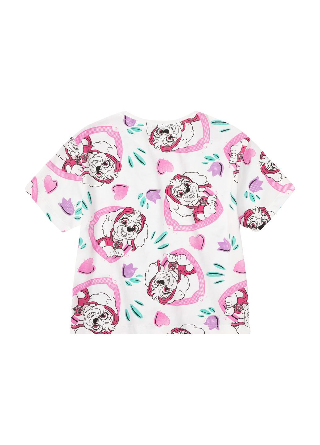 Комбінована демісезонна футболка набір 2 шт. для дівчинки щенячий патруль 434458 різнобарвний Disney