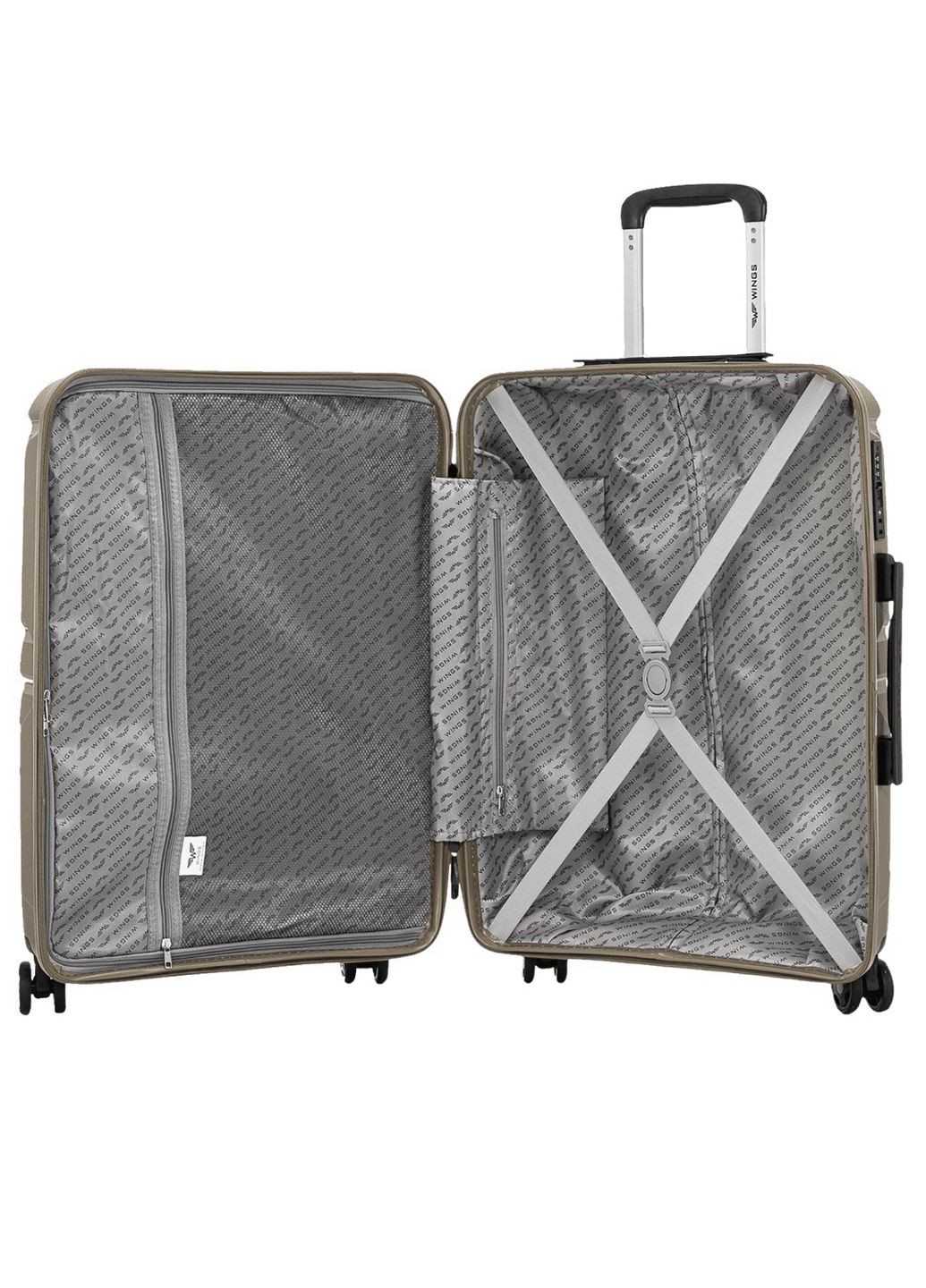 Валіза поліпропіленова велика 75 см Wings PHX01 (339822183)