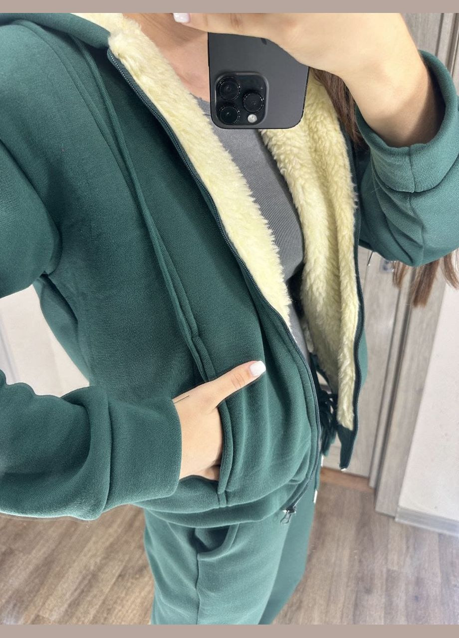 Женский теплый костюм двойка цвет бордо New Trend (304988939)