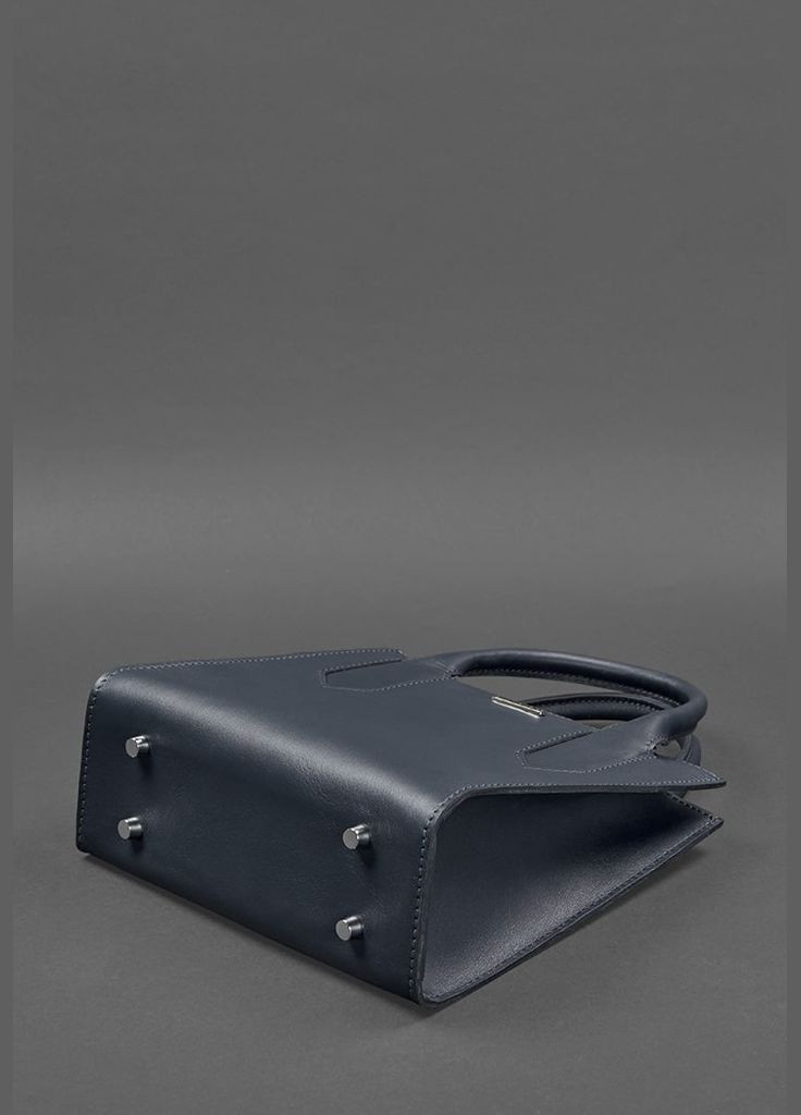 Кожаная женская сумка-кроссбоди темно-синяя (A-027173) BlankNote (327874061)