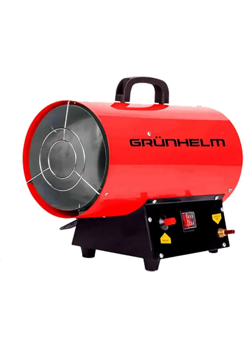 Тепловая пушка газовая GGH-15 15 кВт красная Grunhelm (385966097)