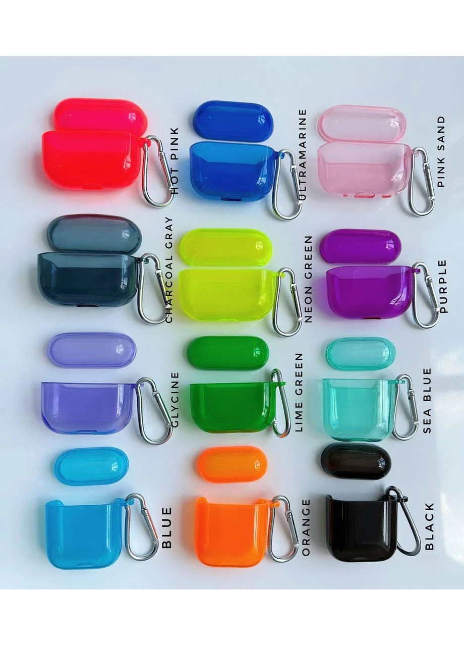 Чохол для AirPods PRO напівпрозорий Neon Case Blue No Brand (378836936)