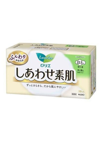 Laurier Happy Skin Heavy Day Use гигиенические прокладки 22.5 см, 20 шт KAO (317297104)