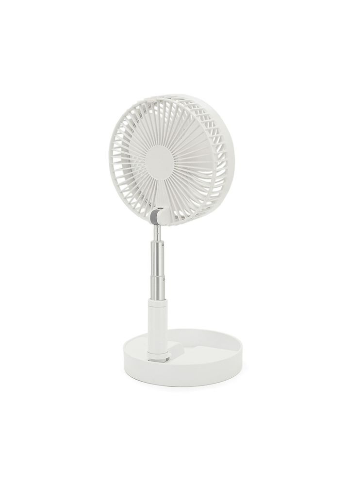 Портативний настільний вентилятор FH-2058, R*195mm, 3 режими, висота до 1м, живлення від 2*18650, Mix Color, Box Voltronic (371388090)