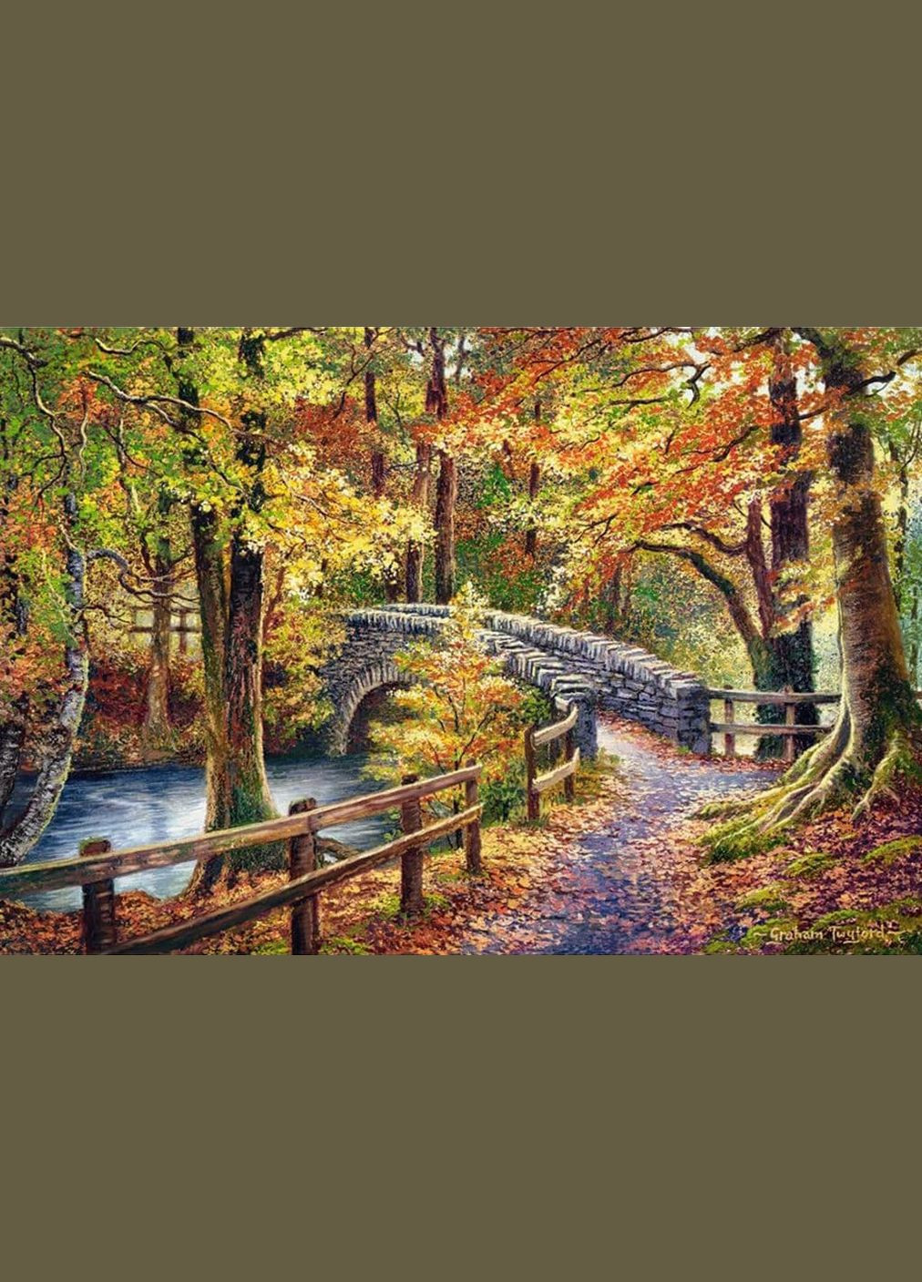 Пазл Міст у парку 1000 деталей Castorland (317353668)