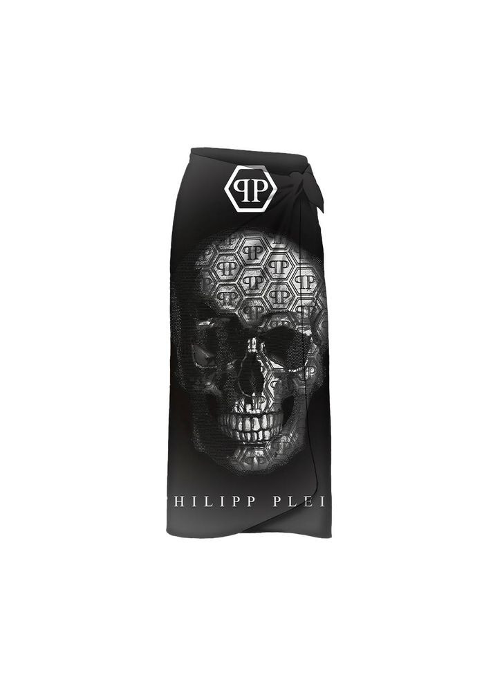 Парео пляжне з 3D принтом Hexa Skull 31114 150х180 см FlexDress (336873887)