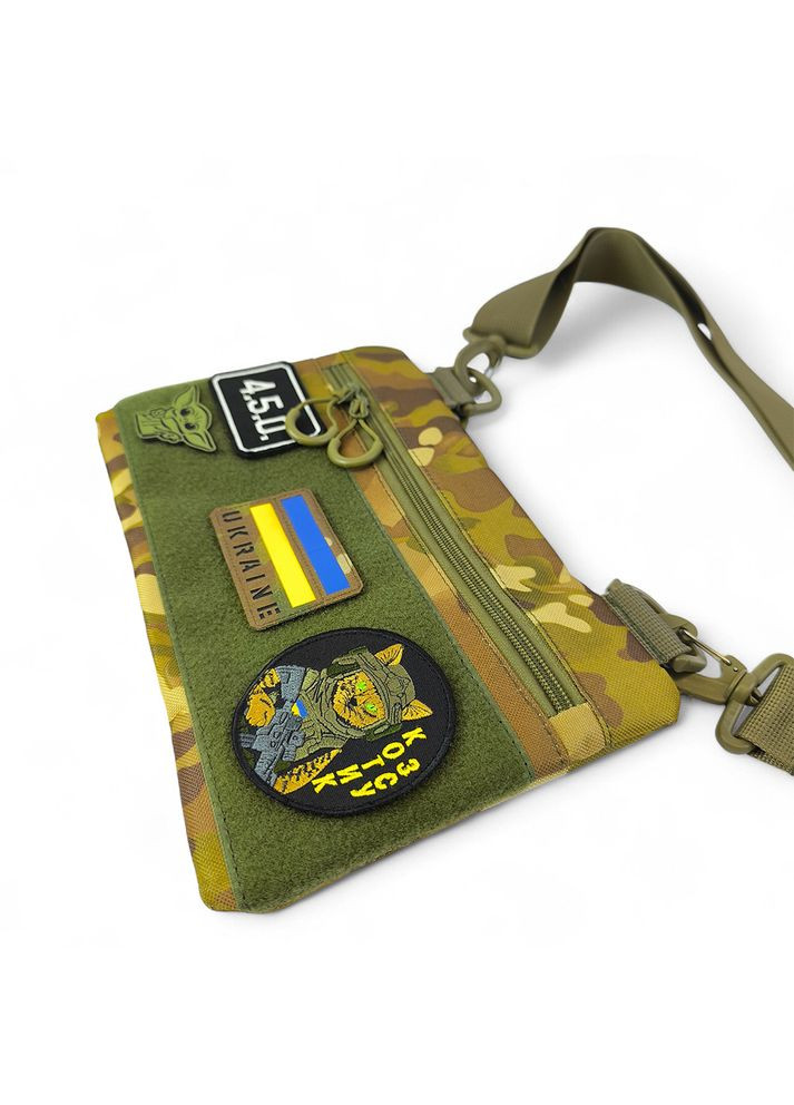 Молодежная тактическая сумка для патчей на плечо с 4 карманами multicam No Brand (368771710)
