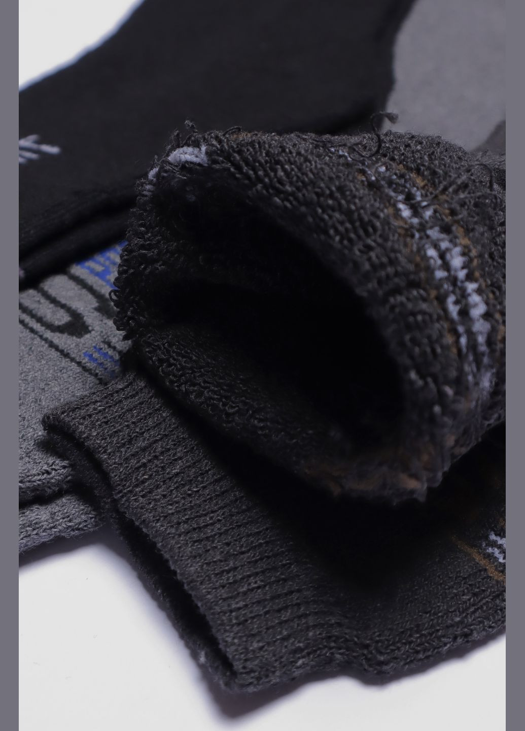 Комбіновані набір шкарпеток чоловічих махрових 3 штуки Let's Shop однотонні (304726600)