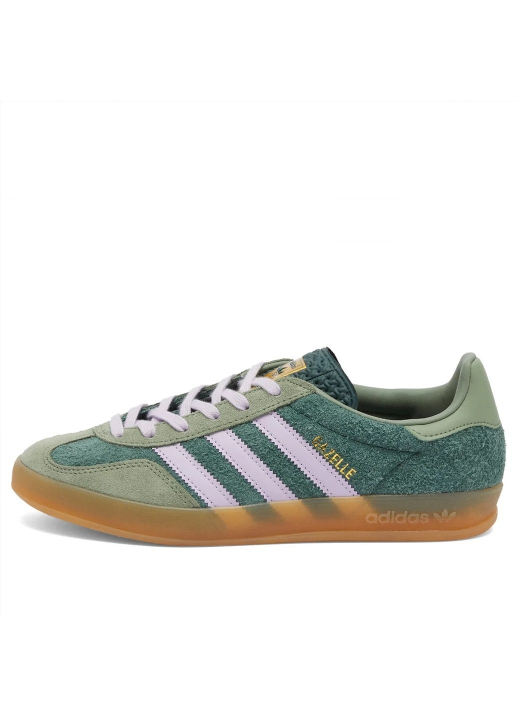 Зелені кросівки чоловічі gazelle indoor green ji0323 adidas