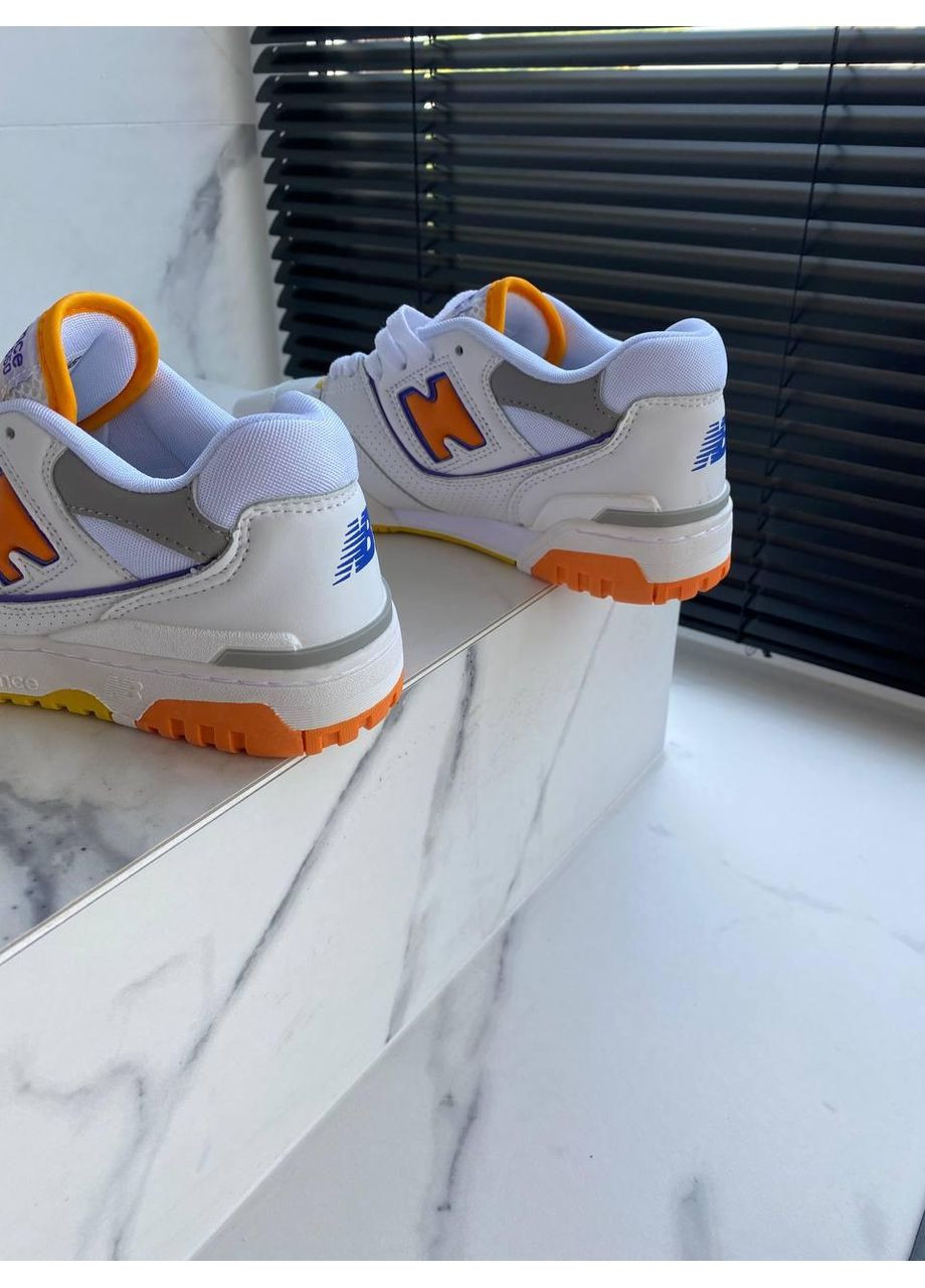 КРОСІВКИ ЖІНОЧІ NEW BALANCE 550 VIBRANTE ORANGE НЬЮ БЕЛАНС 550 No Brand білі демісезони (368869508)