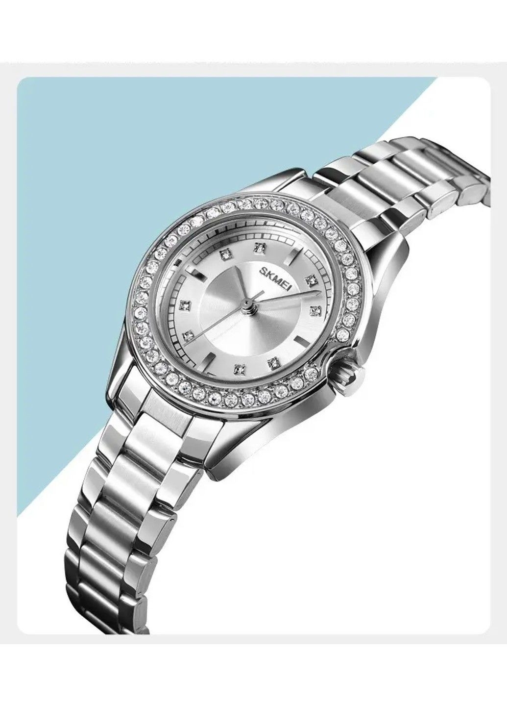 Жіночий класичний годинник 1534 (Сріблястий) Skmei (314483310)