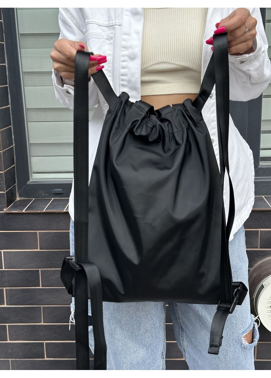 Сумка-трансформер рюкзак городской стильный молодежный для студентов подростков черный No Brand (356178924)