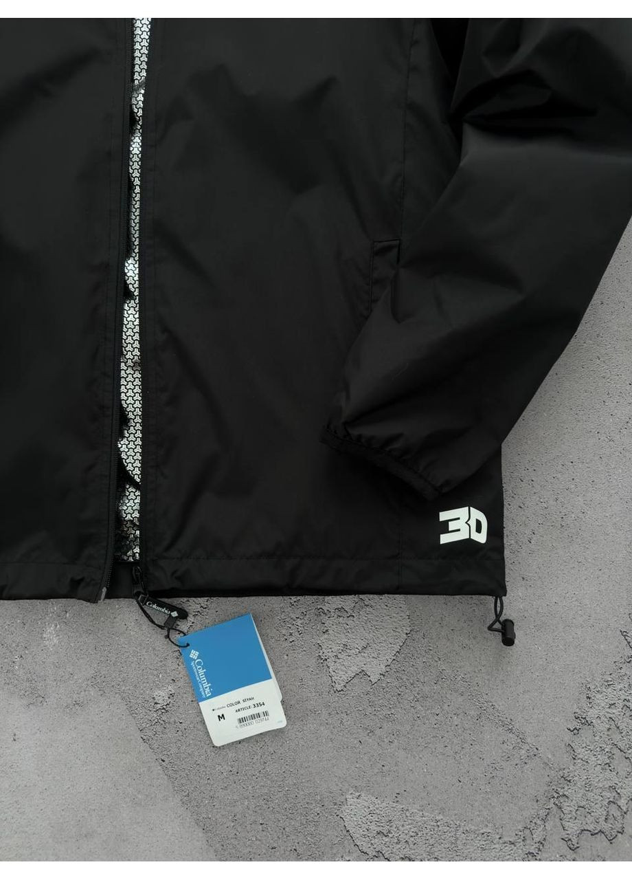 Чорна демісезонна демісезонна чоловіча спортивна куртка Columbia