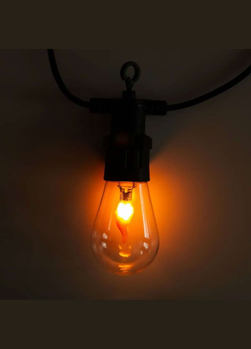 Гирлянда с лампочками уличная новогодняя в ретро стиле лампочки 10 led лампочек 5 метров для фотозоны кафе беседки на улицу Garlando (365752110)