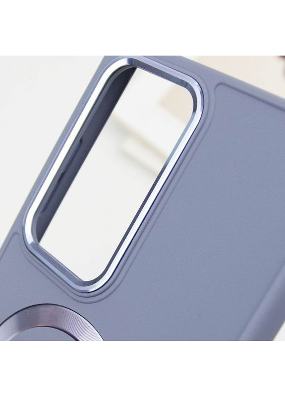 Чохол TPU Bonbon Metal Style з MagSafe для Samsung Galaxy S24 Ultra Лавандовий Epik (372846038)