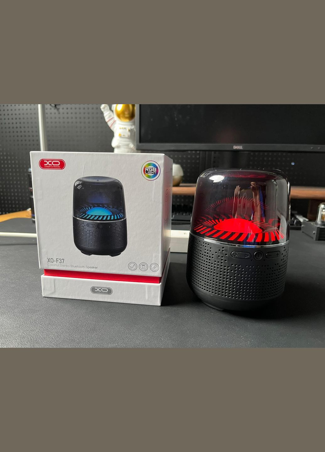 Портативна акустика F37 Smart Bluetooth Speaker колонка чорна XO (283375167)