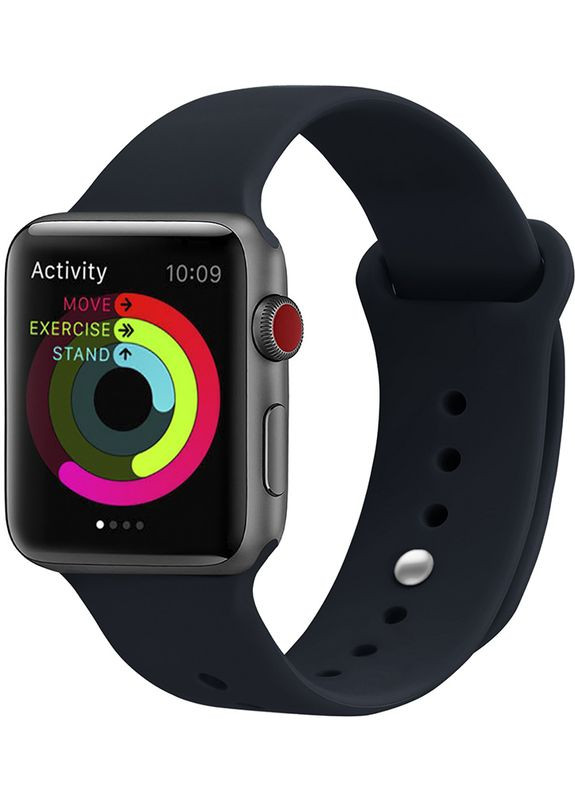 Ремешок Silicone Strap для Apple Watch 42/44 mm Blue Cobalt UWatch (301470775)