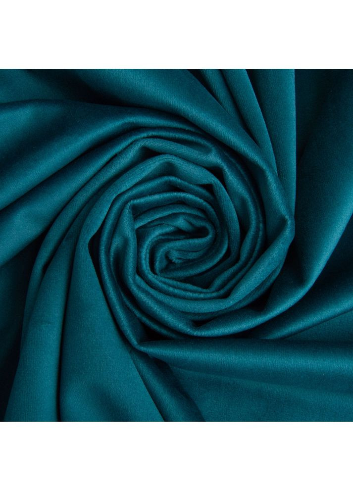 Тканина велюр однотонний Вайлет 150 см 290 г/м2, для одягу, суконь, костюмів, спідниць мор хвиля IDEIA (361077525)