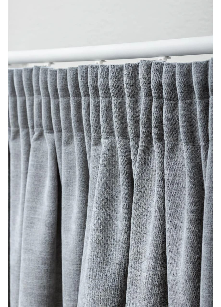 Шторы из матового шенила 2х2,5-3м HYGG (370367071)
