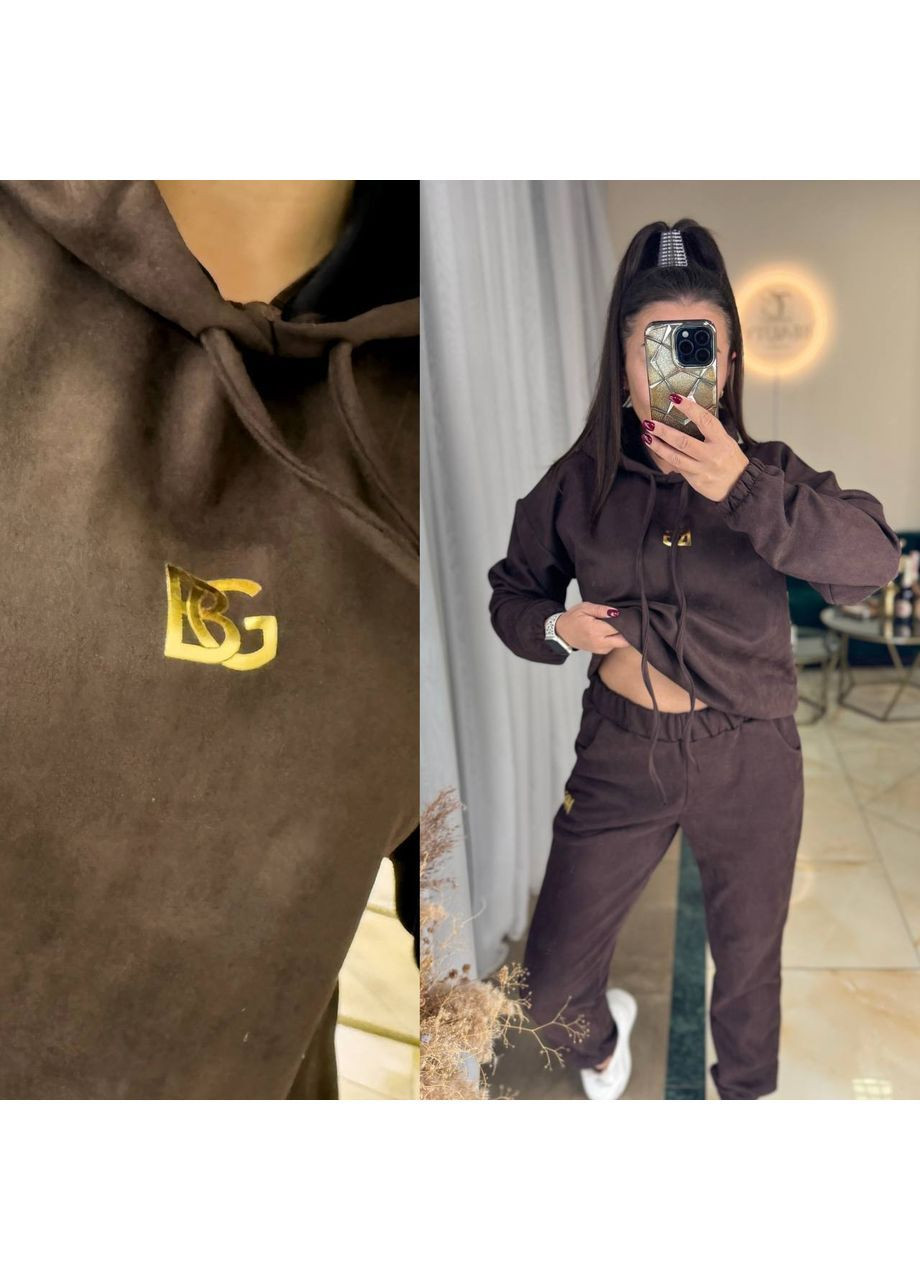 Костюм замш люкс якість,не кашлатиться не линяє,штани та кофта Україна (365234513)