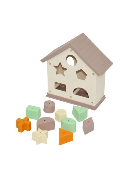 Развивающая игрушка ECO сортер Магический дом, ELFIKI (39780) Tigres ECO сортер Магічний будинок, ELFIKI (366514761)