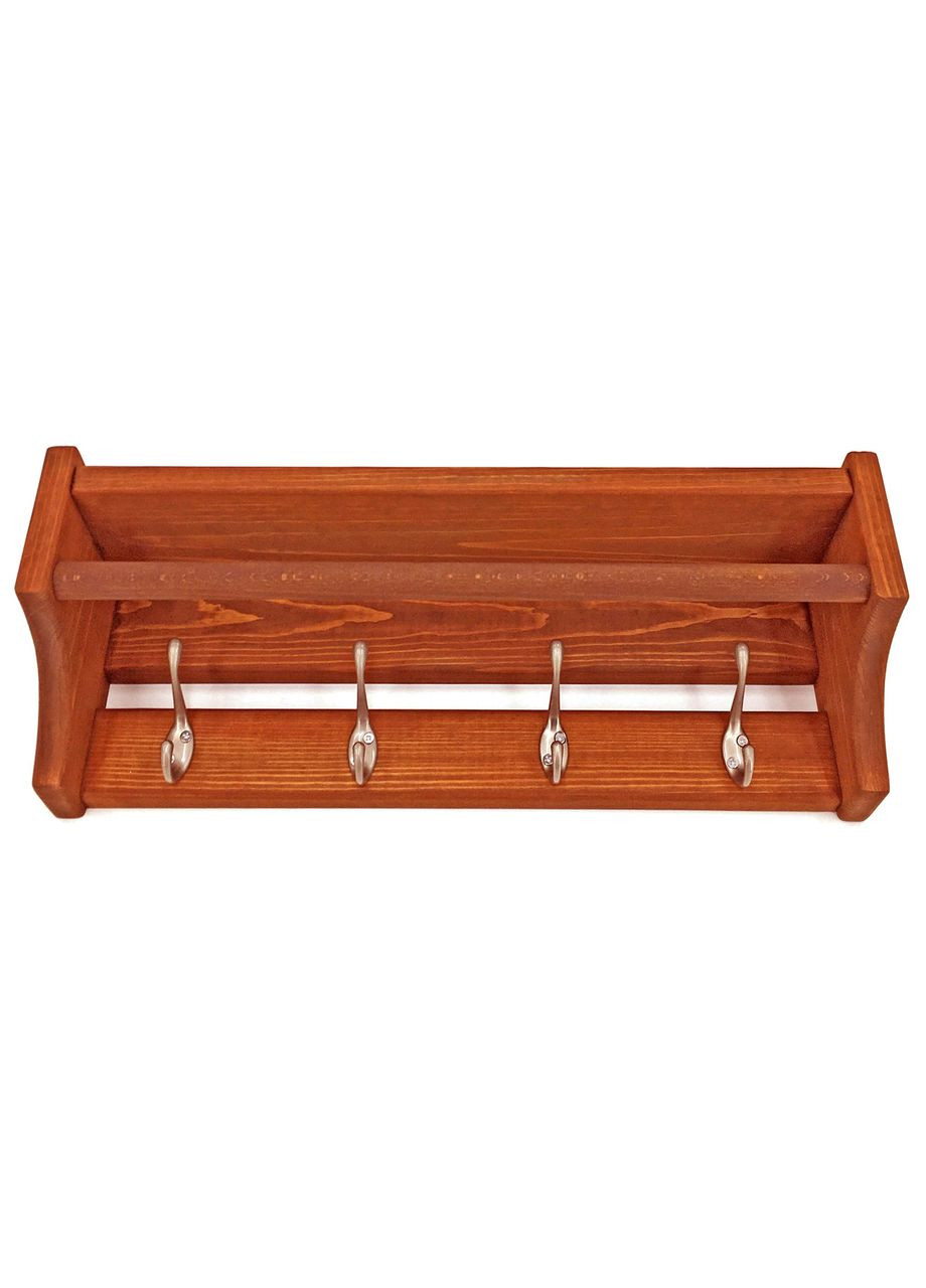 Вішалка для одягу з дерева Гамільтон 4 шафран (ВДО-401006) No Brand (327846863)