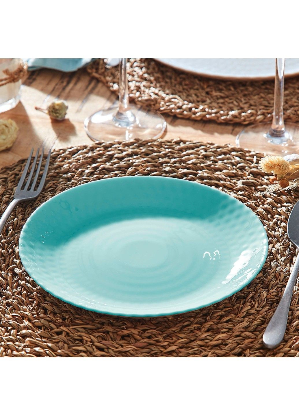 Тарілка PAMPILLE LIGHT TURQUOISE /19 см /десерт. (Q4651) Luminarc (365274967)