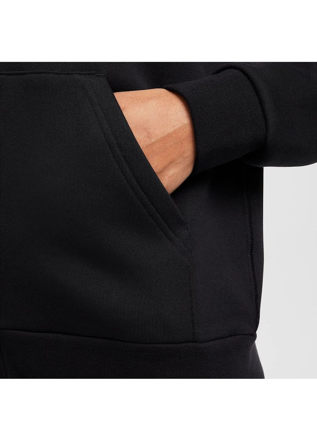 Толстовка унисекс Sb U Flc Fz Hd Essntl Logo Black Nike (364839280)