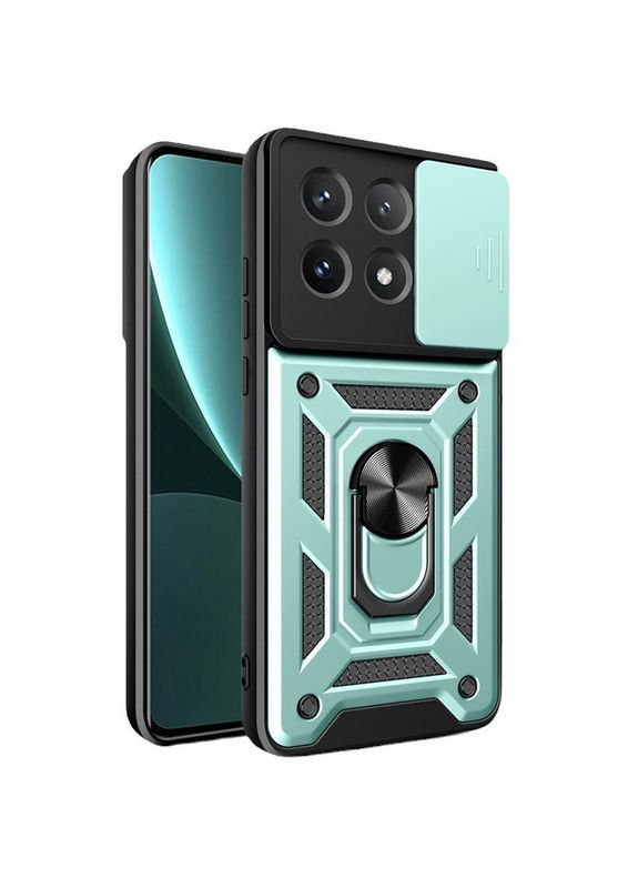 Ударостійкий чохол Camshield Serge Ring для Xiaomi Poco X6 Pro Green No Brand (340064324)