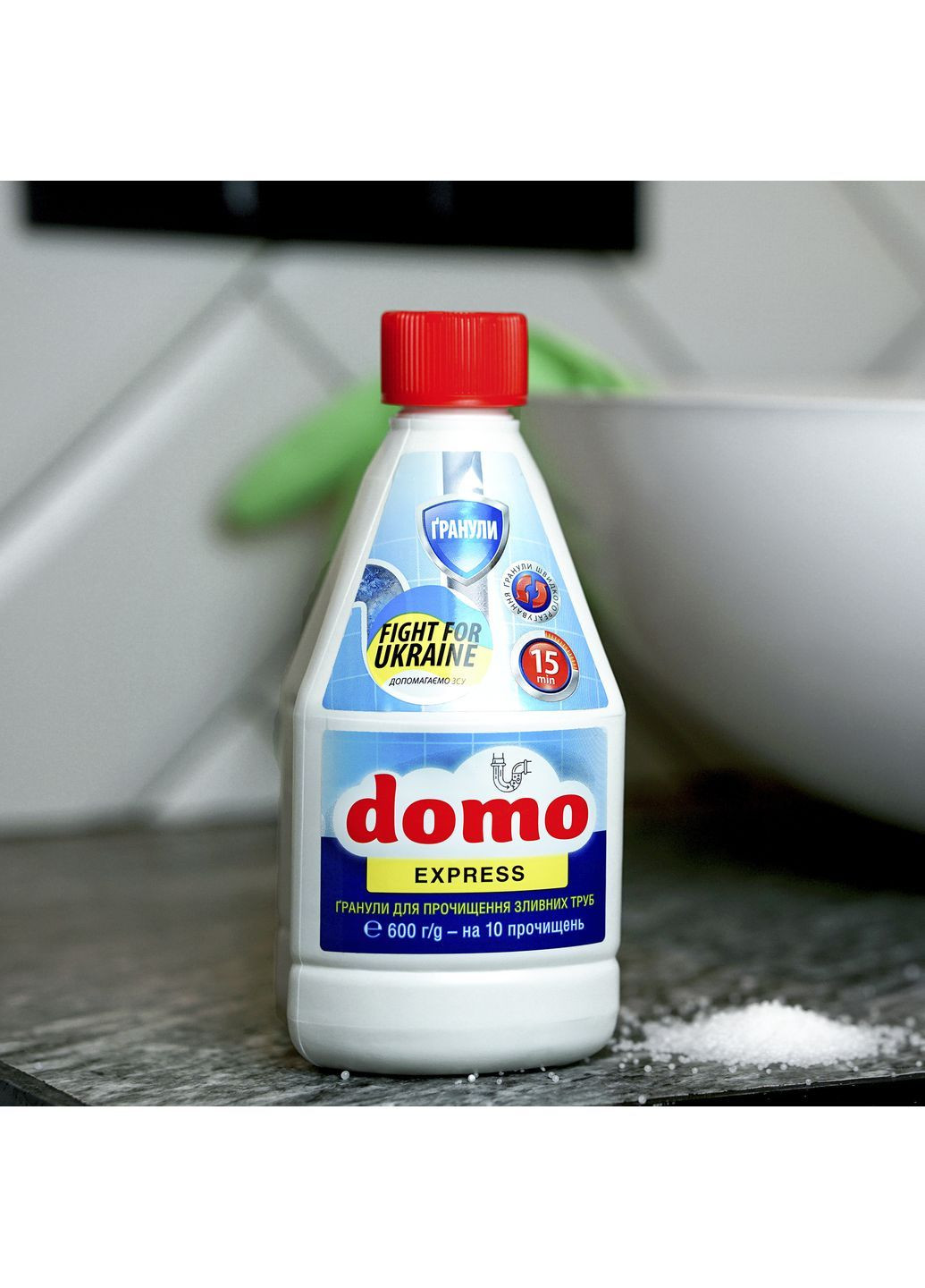Гранули для прочищення зливних труб Express 600 грамм Domo (363978963)