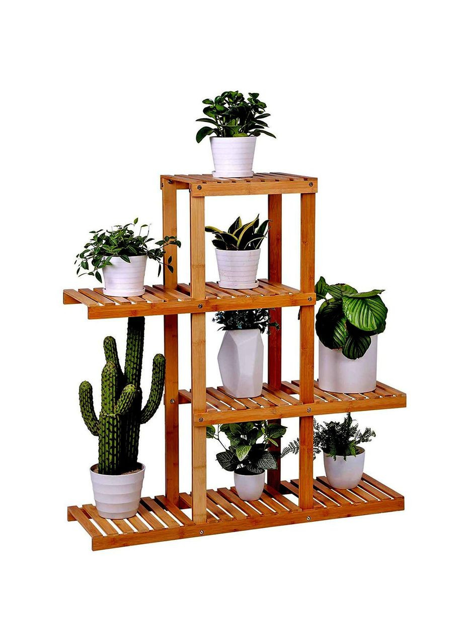 Подставка для цветов из дерева Гасконь шафран (ЦВТ-002306) No Brand (328227219)