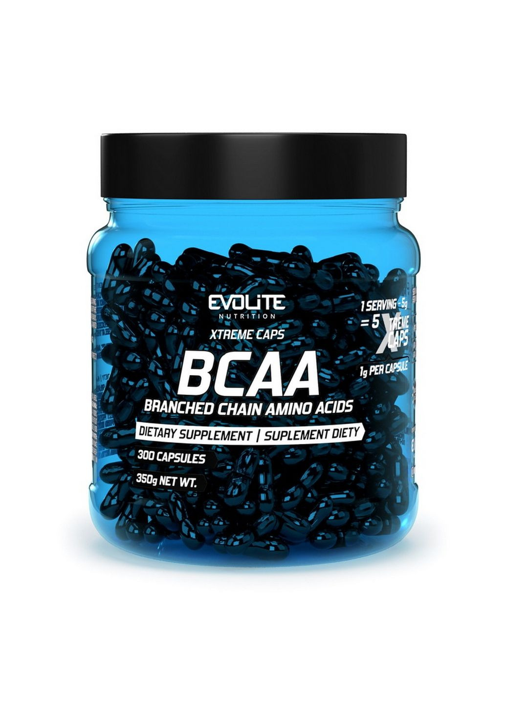 Амінокислота BCAA BCAA 2:1:1 Xtreme, 300 капсул Evolite Nutrition (293483517)