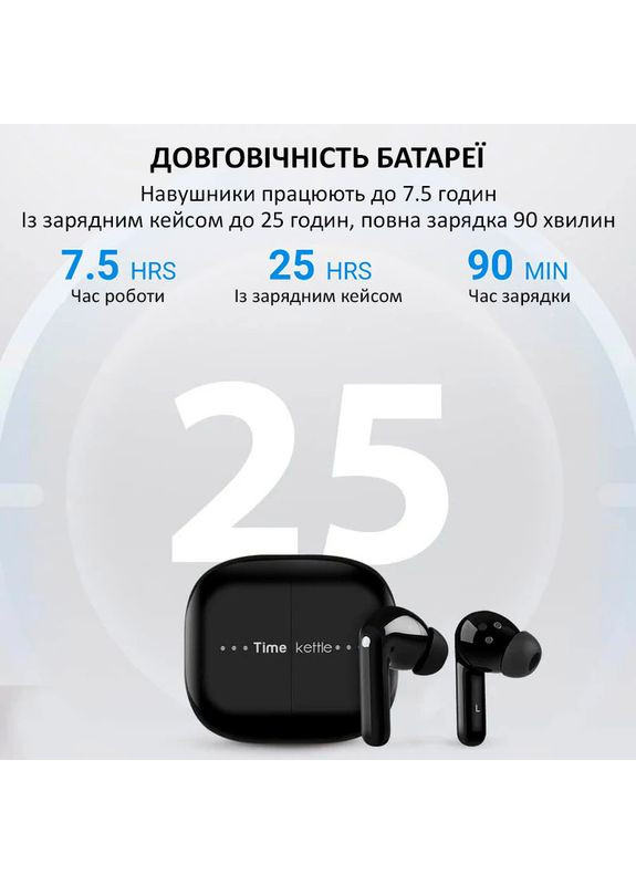 Наушники переводчик M3 синхронный перевод, музыка, звонки, 42 языка, офлайн + онлайн Black Timekettle (315148474)