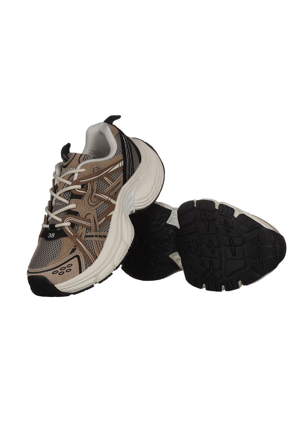 Кросівки жіночі демісезонні на шнурівці текстильні на масивній підошві повсякденні для прогулянок бежеві G3576-13 Classica бежеві демісезони (347580958)