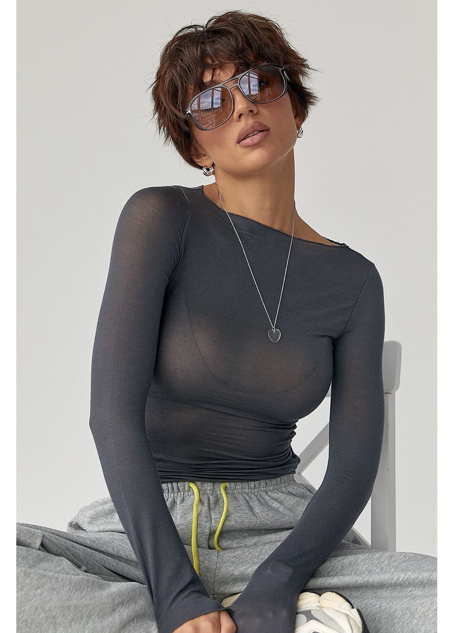 Приталенный лонг в сетку Lurex (365629428)