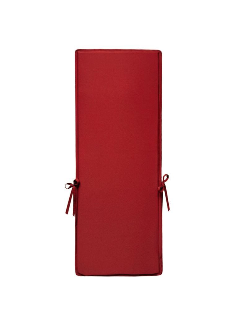 Матрац на лежак і шезлонг 190х60х3 см червоний No Brand (331770570)