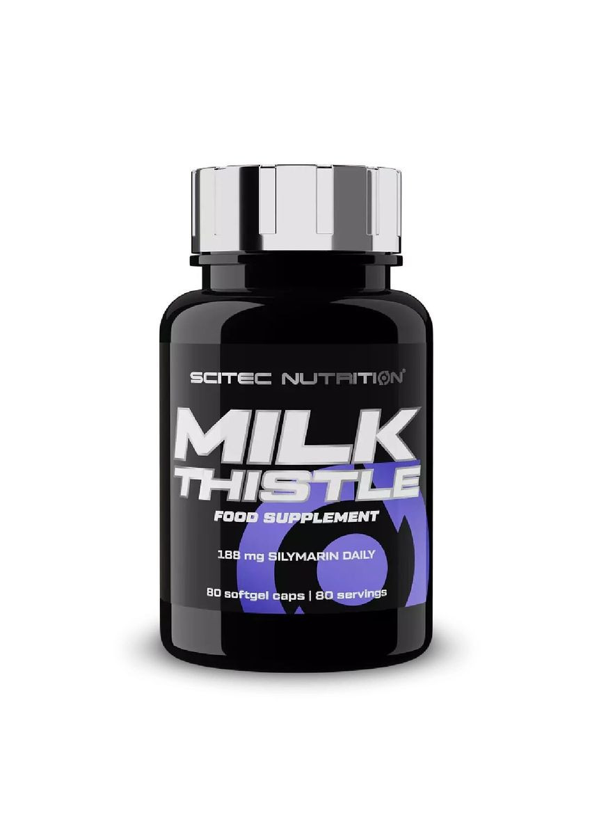Экстракт расторопши Milk Thistle, 80 капсул для поддержки печени Scitec Nutrition (324421471)